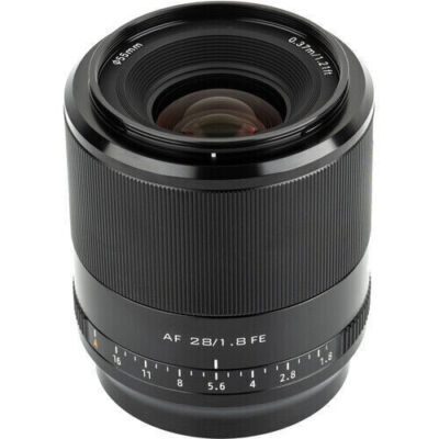 VILTROX 28mm F1.8 FE Mount AF Wide-Angle Prime Lens for Sony A7 A7II A7RIII A7RV