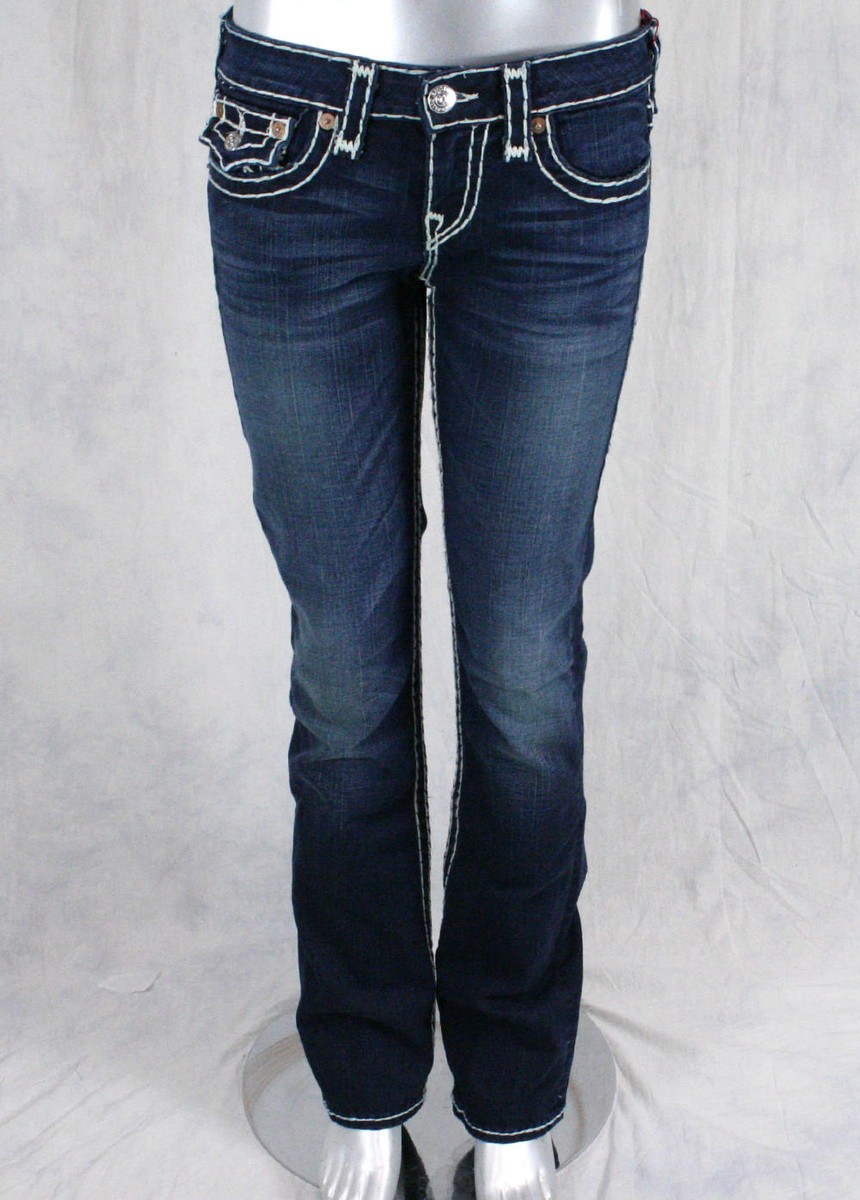 True Religion Jeans Women's Billy Super T Gridiron dark blue True Religion Jeans Women's Billy Super T Gridiron dark blue
