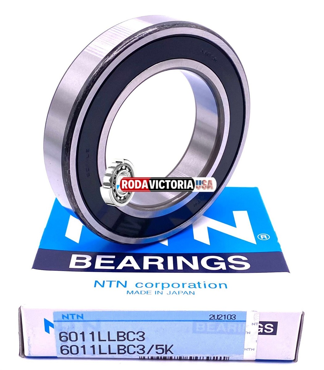 NTN JAPAN 6011 LLB C3 Ball Bearing, Rubber Sealed 6011 2RS DDU LLU