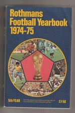 ROTHMANS FOOTBALL YEARBOOK 1974/75 Softback Number 5