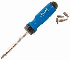 JH Williams Magnetic Ratcheting ScrewDriver with Comfort Grip 9"Length USA WRS-1