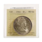 1 Dollar 1964 ICCS MS-64