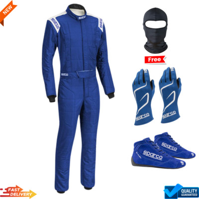 Sparco Kart Racing Kit Level 2 + Free Balaclava | 2Layer| Shoes & Gloves | Elite