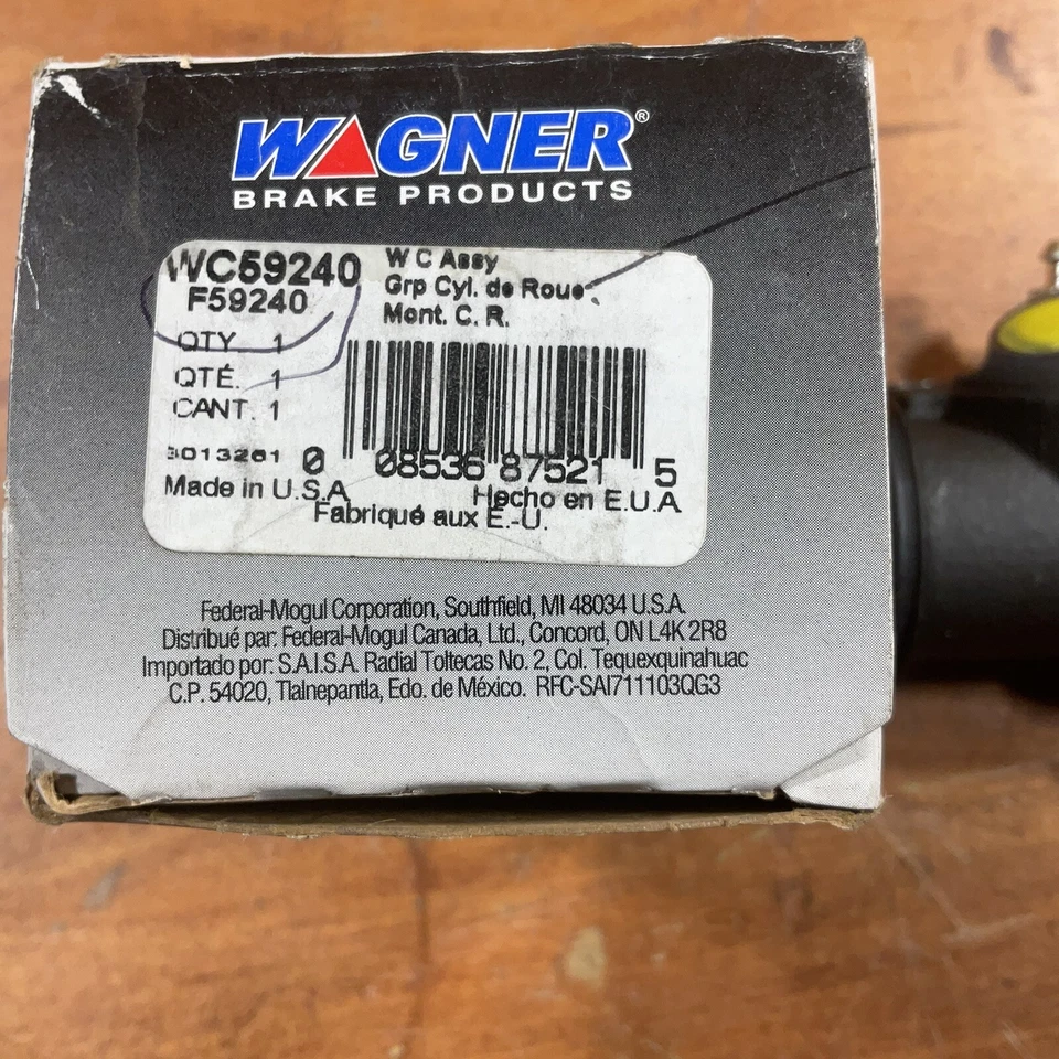 49-96 AMC Ford Hudson IHC Jeep LR cilindro de rueda WAGNER F59240 33600 Foto 2 de 3