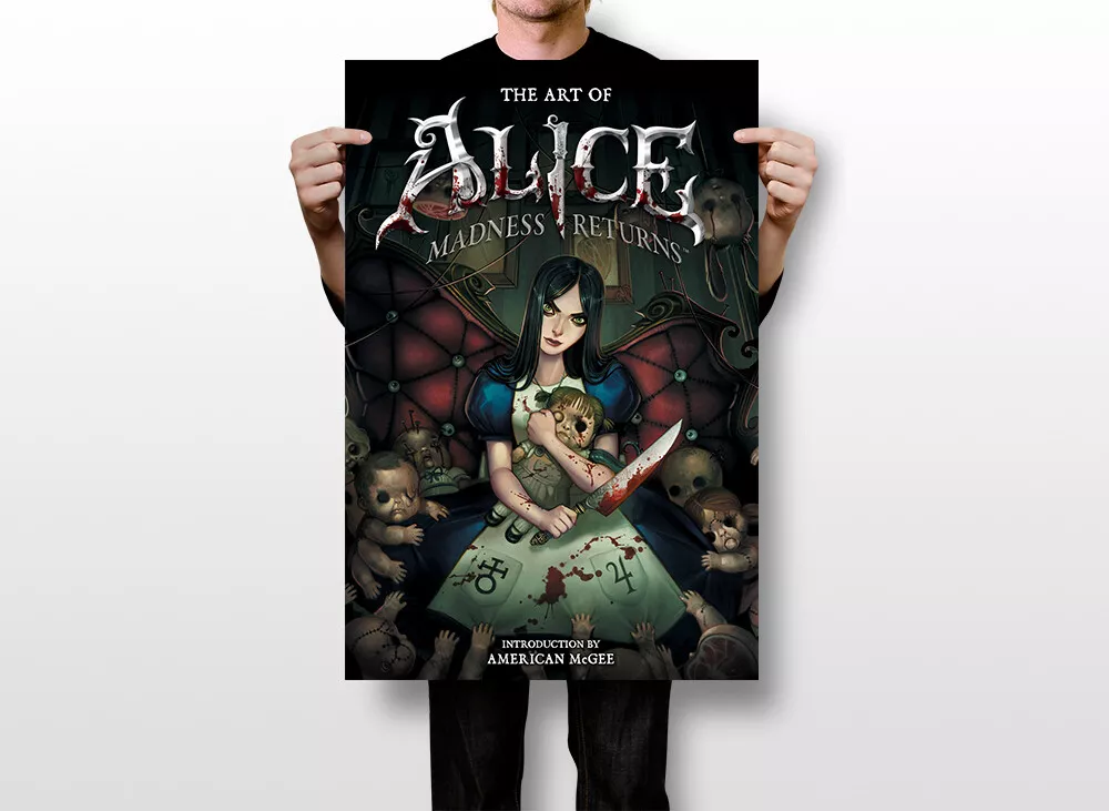 ALICE MADNESS RETURNS Inspired Wonderland Art Print Poster 