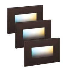 3-Pack 5CCT 120V LED Stair Lights Indoor Outdoor, 150LM 5%-100% Dimmable