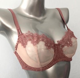 Victoria's Secret Nwt Dream Angels Withered Rose & Nude Uplift Unlined Bra 34D