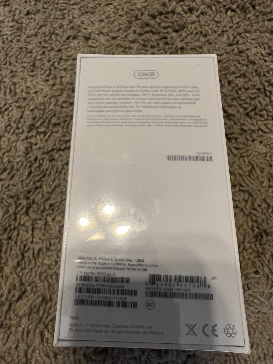 Apple iPhone 6 128 gb FACTORY SEALED UNOPENED Investment CDMA
