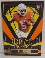 2023 Panini Legacy Prized Prospects Orange #PP-2 Bijan Robinson RC /249 Rookie