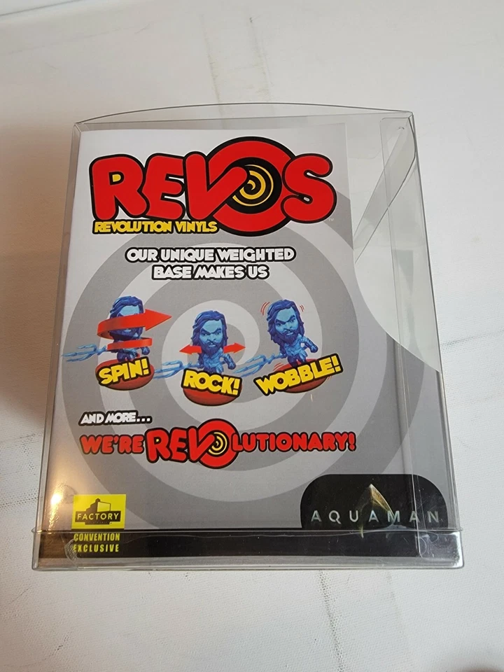 Figura Vinilo Aquaman Exclusiva SDCC Factory Entertainment Revos Jason Mamoa Nueva Foto 3 de 4