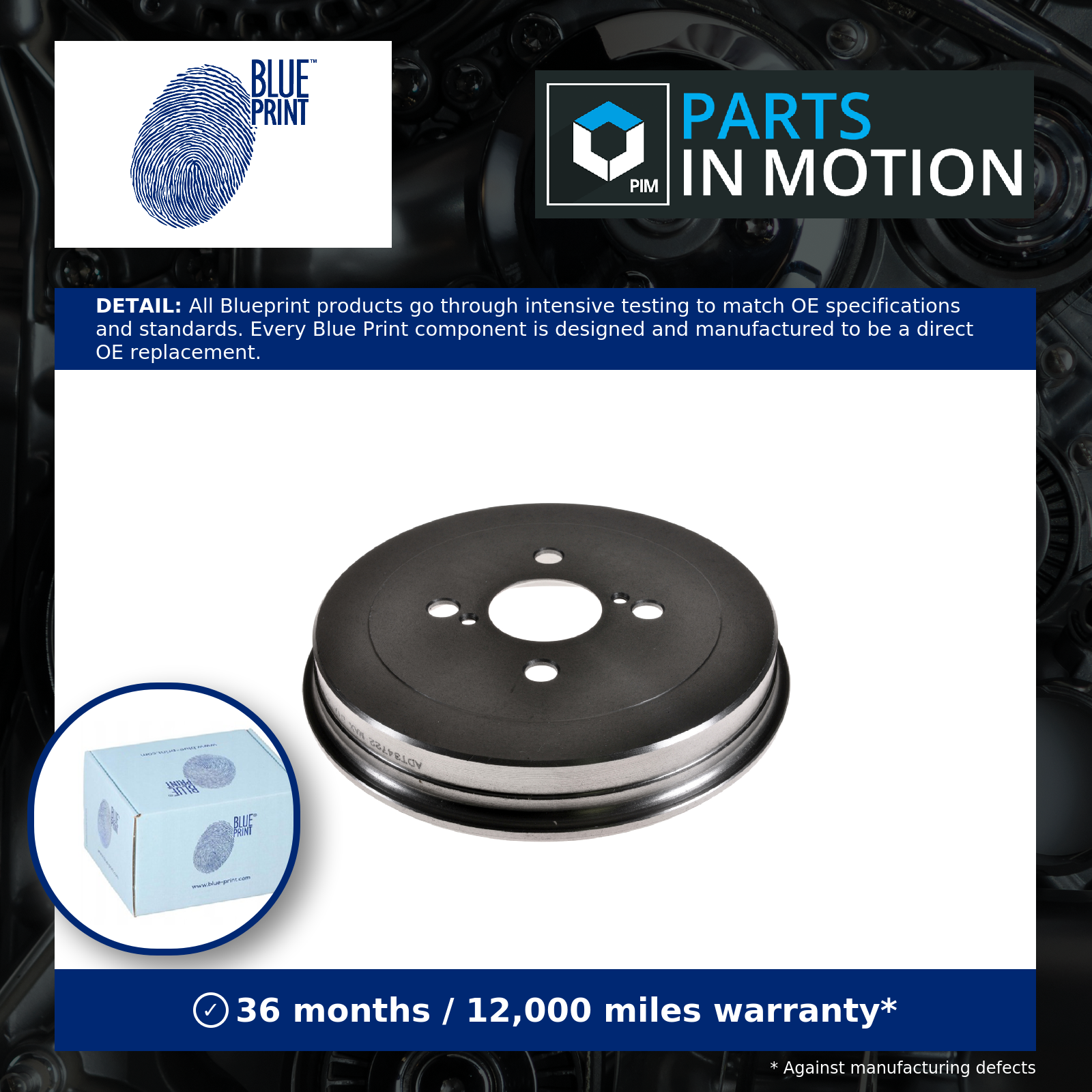 2x Brake Drums (Pair) fits TOYOTA YARIS VERSO NCP21 1.5 Rear 00 to 05 1NZ-FE Set
