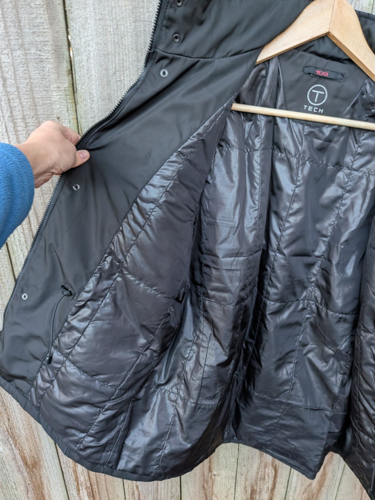 Tumi Tech Jacket Softshell Medium Black Pockets V… - image 4