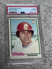 BASEBALL CARD 1978 O-PEE-CHEE OPC PSA 8 BOB BOONE PHILADELPHIA PHILLIES