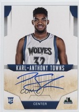 2015-16 Panini Absolute Next Day Auto Karl-Anthony Towns #ND-KAT Auto 9bg