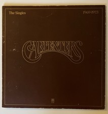 Carpenters The Singles 1969-1973 Compilation Vinyl LP Record Embossed VG/EX