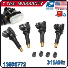 TPMS NEW 13598772 Tire Pressure Monitoring Sensor 4PCS For GMC Buick GM GM Chevy