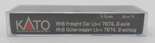 Kato 8201 Spur N Rhätischer (RhB) Flachwagen #7874 LN/Box - Bild 2 von 2