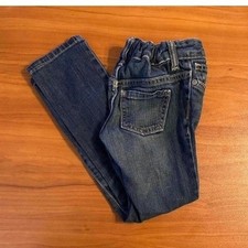 Boy's Old Navy Classic Demin Adjustable Snap Button Skinny Jeans Size 5