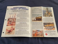 Manitowoc "Family" of Cranes Dealer Sales Brochure