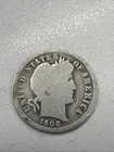 1908 Barber Liberty Head Dime 90% silver Actual coin Good Coin