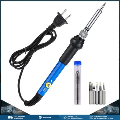 Soldering Iron Electric Gun Adjustable Temperature 60W 110 V Welding Solder Wire