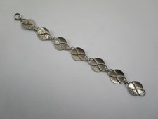 Design Armband - Perli - Handarbeit - 835er Silber - signiert - 70er Jahre