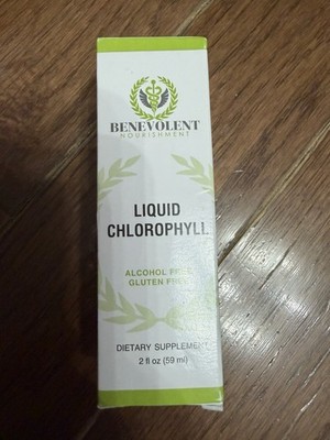 Benevolent Nourishment Liquid Chlorophyll Minty Alcohol Free Gluten-Free 2 fl oz