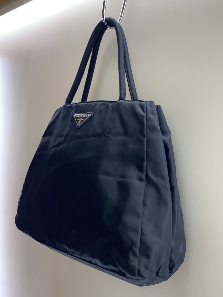 PRADA handbag nylon black plain thumbnail 2