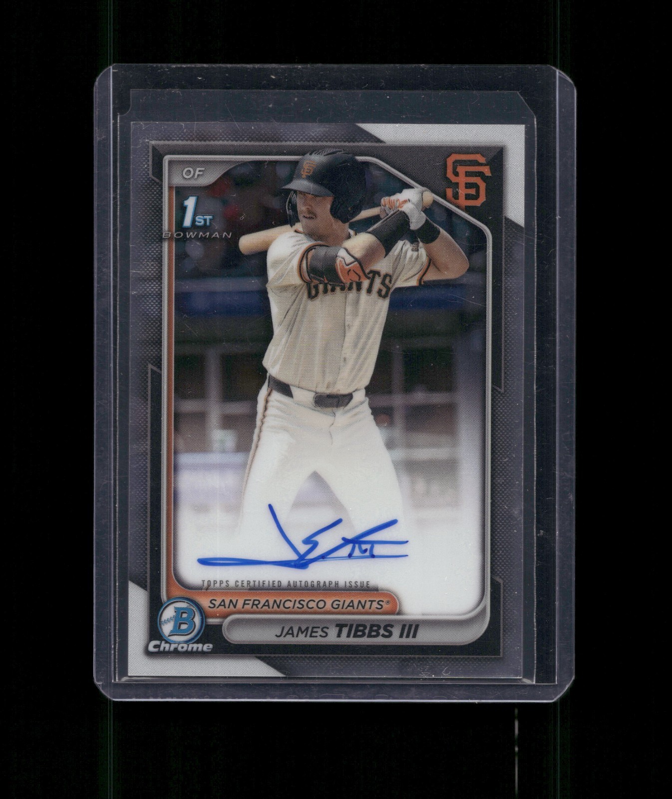 2024 Bowman Draft Chrome James Tibbs III #CPA-JT Auto SF Giants (A)
