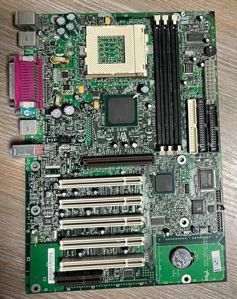 Intel D815EPEA2 PGA370 Motherboard + Pentium III 1GHz +512MB RAM + S3 Trio3D - Image 2 of 4