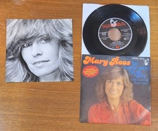 MARY ROOS 1979 M- 45 + 7" Presse-Foto JIM RAKETE "Ich werde geh'n heute Nacht"