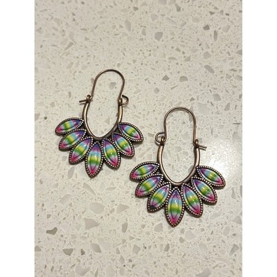 Dopamine Geometric Colorful Earrings