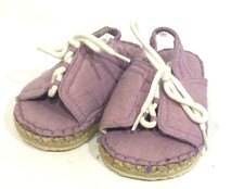 OshKosh Toddler Sandals Girl's Cloth Slingback Lavender Size 9