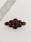 Colored Brooch Vintage Garnet