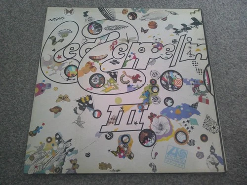 LED ZEPPELIN Led Zeppelin III  1970  plum ATLANTIC Page/Grant credit  SUPERB EX