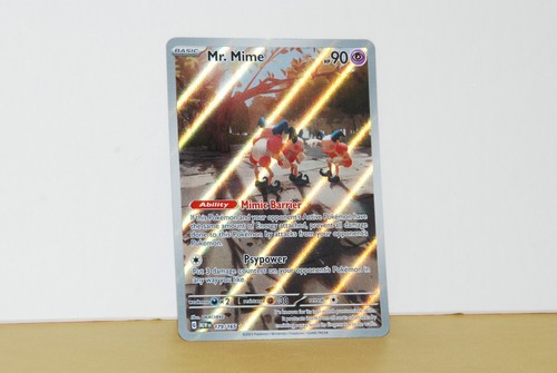 Mr. Mime Scarlet & Violet-151 179/165 Holo Illustration Rare Pokémon ...