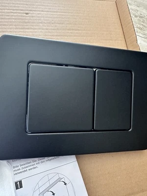 Matt Black -Stainless Steel PVD -Flush Plate For Geberit Sigma Cistern