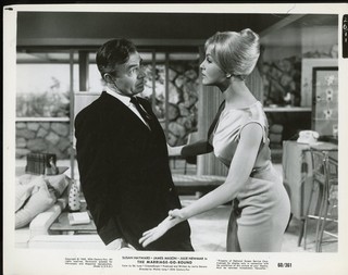 JULIE NEWMAR in The MARRIAGE GO ROUND Original 1960 Buxom 8x10 Glamour Still vv