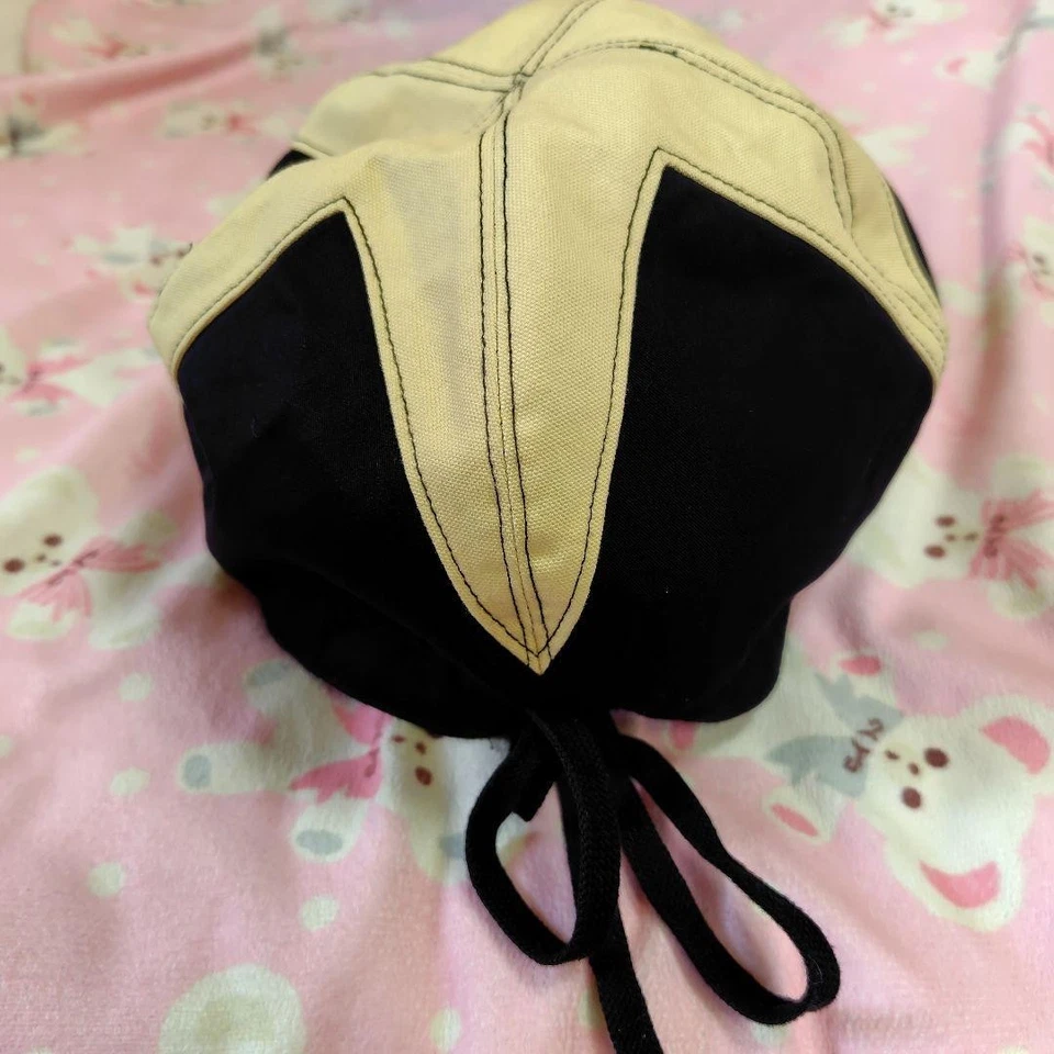 Sombrero de Newsboy Vivienne Westwood Algodón Negro con Patrón de Estrellas Excelente Estado Foto 4 de 4