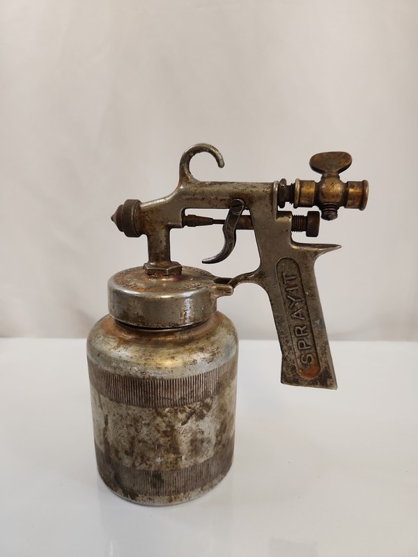 Vintage Thomas Art Deco Sprayit Paint Gun Sci-Fi Spray Steampunk Industrial Art
