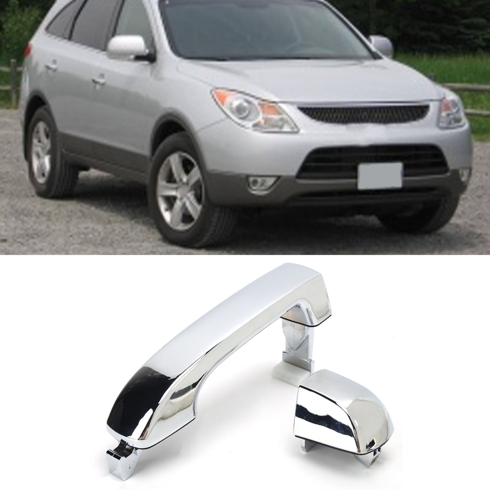 2PCS Outside Car Door Handle 82662‑3J010 Front/Right Replacement For