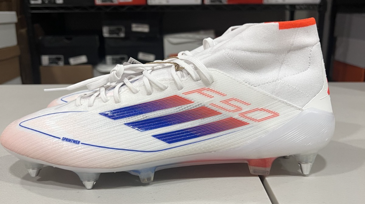 Adidas F50 Elite Mid SG Soccer Cleats White ADV Pack IH3152