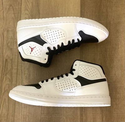 Nike Jordan Access Men s 12 White/Black/Red Accents AR3762 101