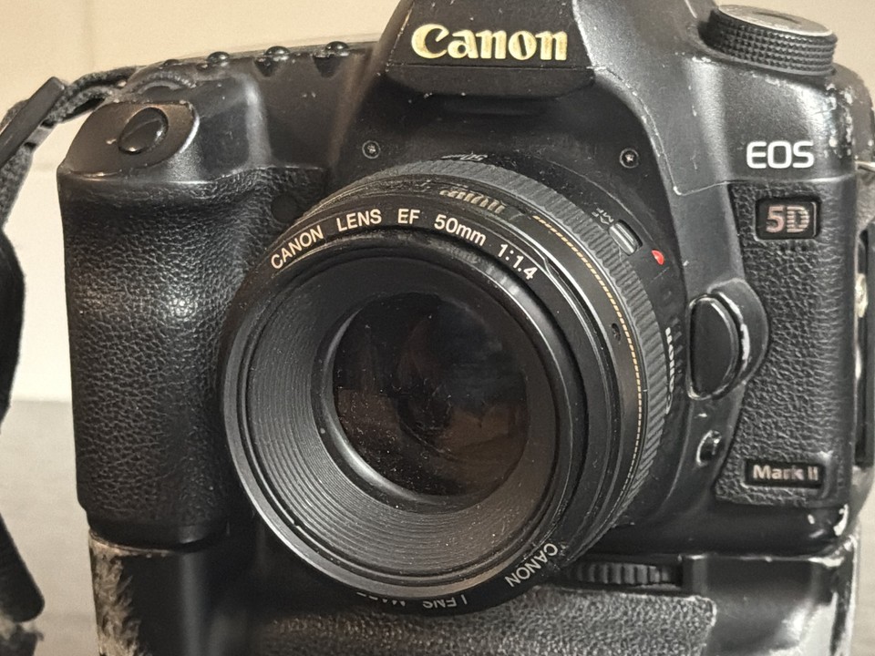 Canon EOS 5D Mark II DSLR with 50mm f/1.4 Lens & BG-E6 Grip | eBay