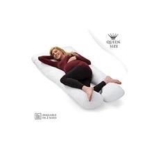 ComfySure 66" Pregnancy Full Body Pillow - U Shaped Queen Size