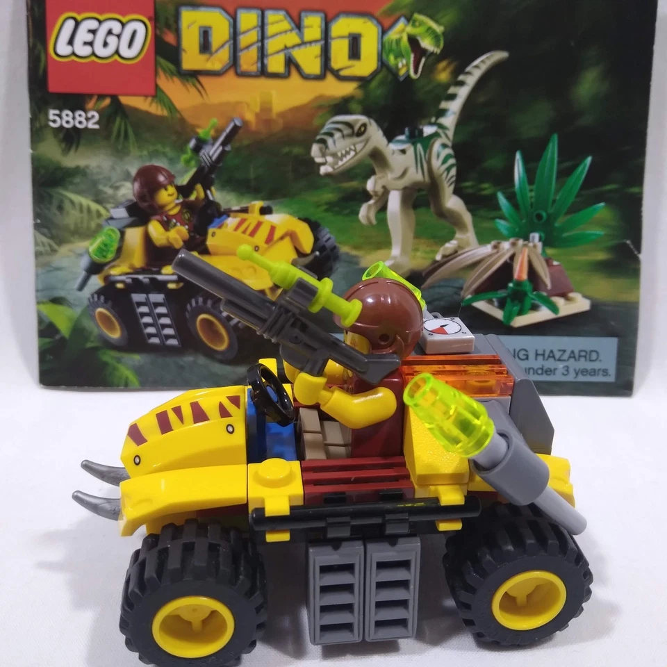 🔥LEGO 5992 Dinosaurios Emboscada Ataque 100% Completo con Instrucciones y Minifigura Foto 4 de 4
