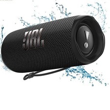 Image of JBL Flip 6 Black Portable Bluetooth Speaker Waterproof Wireless Powerful Sound