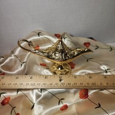 Shiny Metal Gold Lamp, Genie Lamp Small Size, Trinket