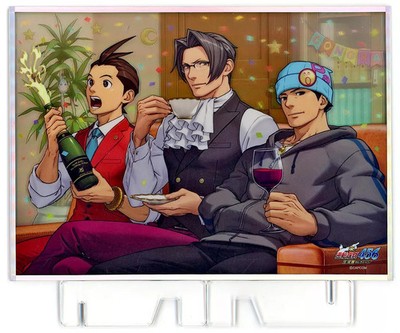 Ace Attorney 456 Acrylic Shikishi Capcom Store Limited 15x21cm with Stand