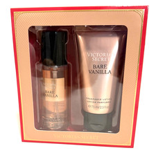 Victoria's Secret Body Fragrance Mist  Lotion Two-Piece Gift Set Bare Vanilla